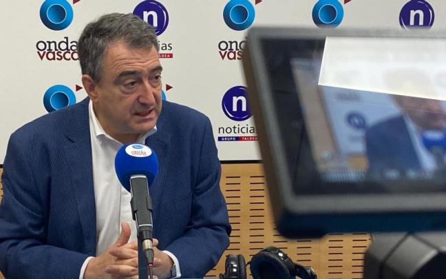 El portavoz del PNV en el Congreso, Aitor Esteban, en una entrevista en Onda Vasca . / EAJ-PNV El portavoz del PNV en el Congreso, Aitor Esteban, en una entrevista en Onda Vasca .