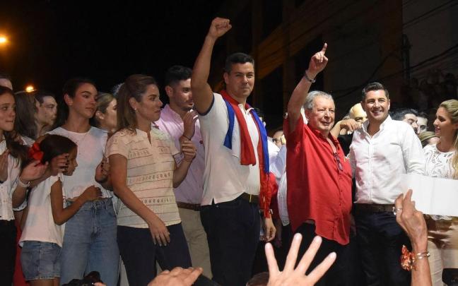 Santiago Peña, ganador de las elecciones paraguayas. Santiago Peña, ganador de las elecciones paraguayas.