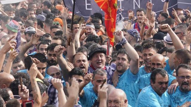 Iñaki Kerejazu, en la imagen a la izquierda de Gorka Ortiz de Urbina, se perfila como Celedón hasta 2028. Foto: Alex Larretxi