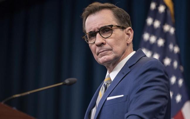 Uno de los portavoces de la Casa Blanca, John Kirby, en una foto de archivo. Uno de los portavoces de la Casa Blanca, John Kirby, en una foto de archivo.