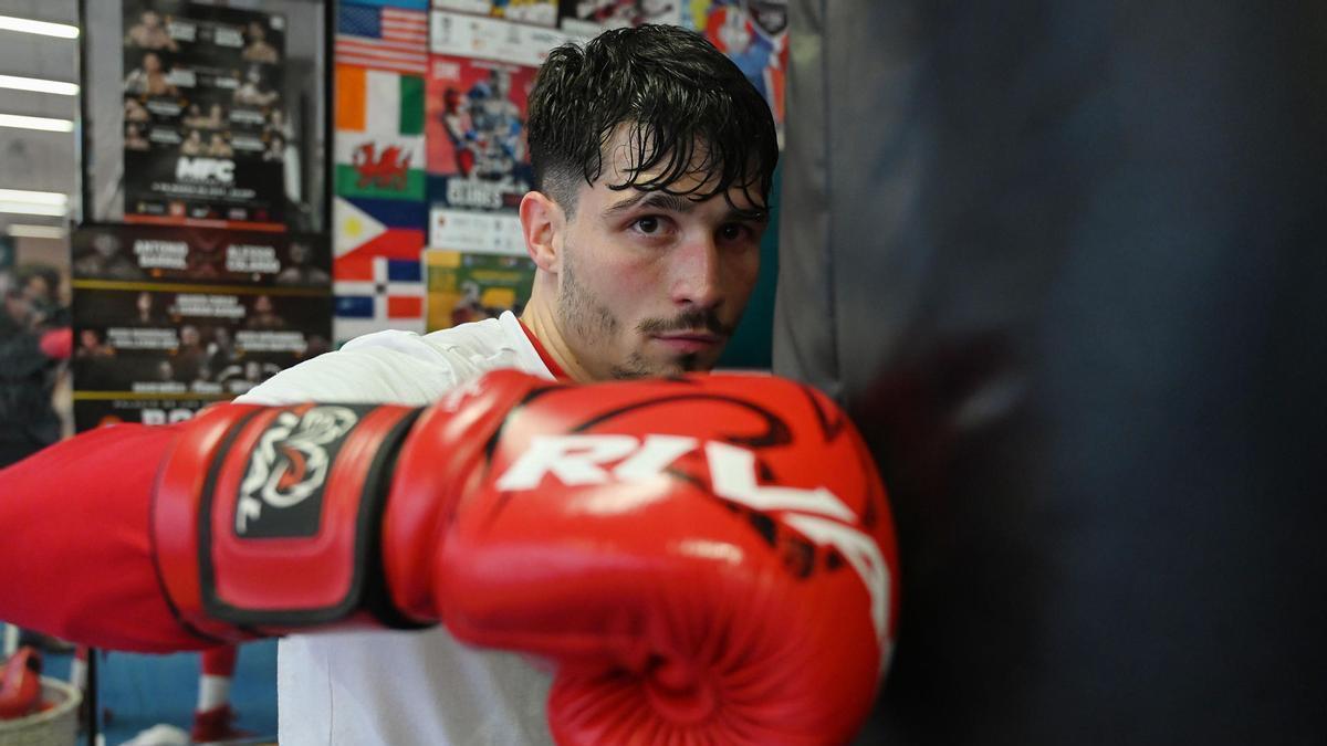 El boxeador leonés Antonio Barrul.