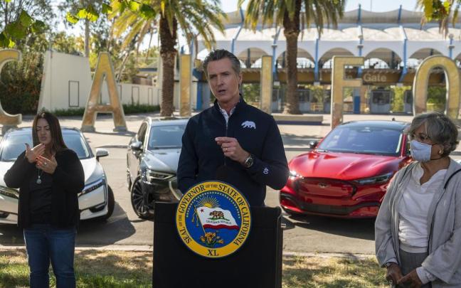 El gobernador de California, Gavin Newsom, en una foto de archivo.
