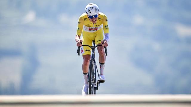 El ciclista esloveno Tadej Pogacar, durante el Tour de Francia de 2025.