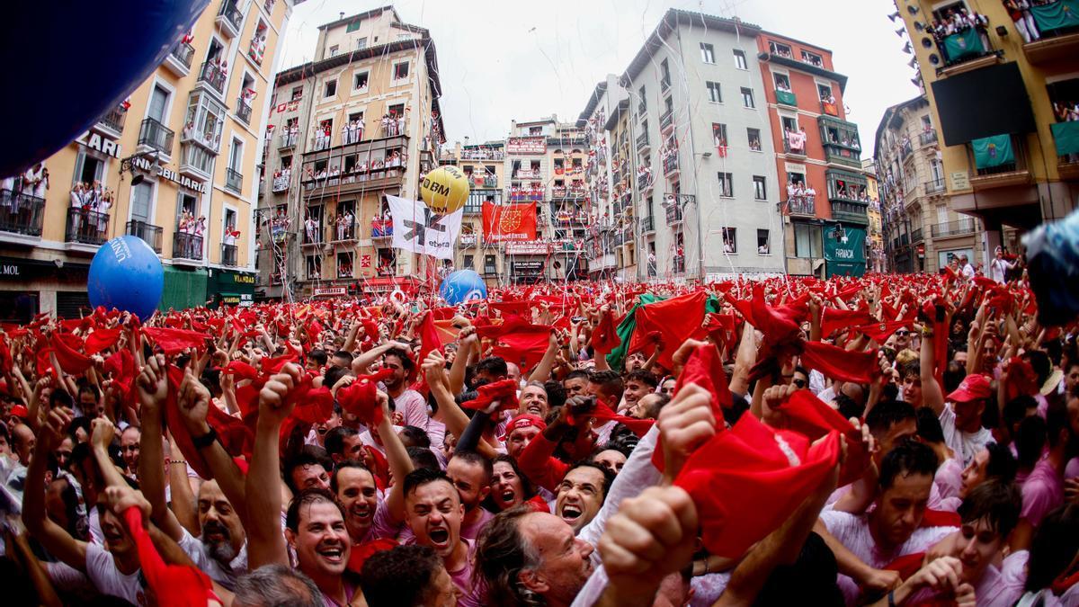 Fotos del Chupinazo de San Fermín 2023 con Osasuna como protagonista