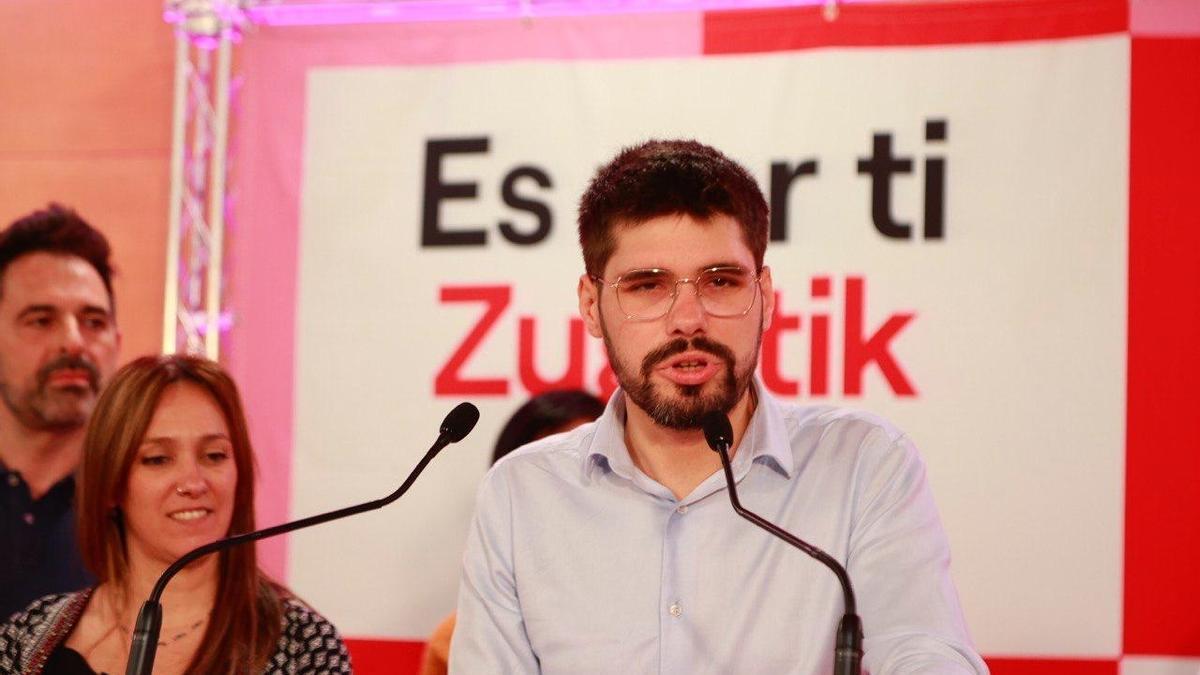 El diputado electo de Sumar por Bizkaia al Congreso, Lander Martínez.