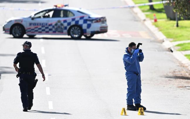 Agentes de policía ingleses, en una imagen de achivo.