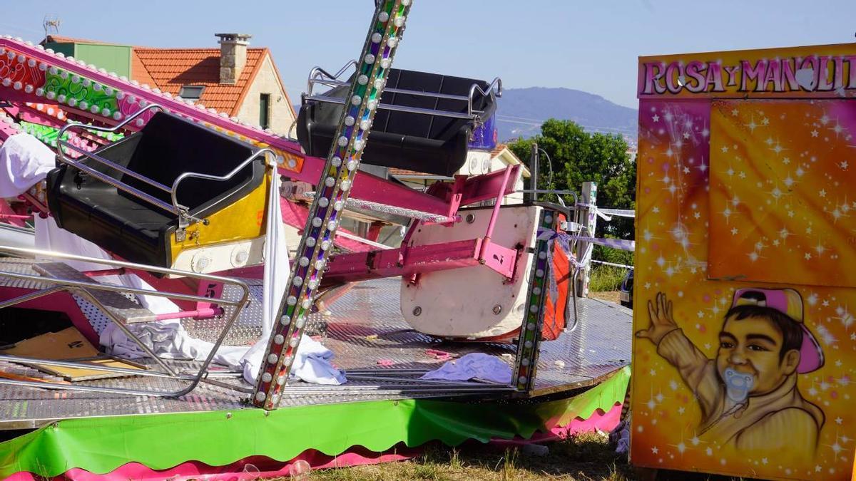 Fallece un hombre en unas fiestas de Vigo tras desprenderse el brazo de la atracción del saltamontes