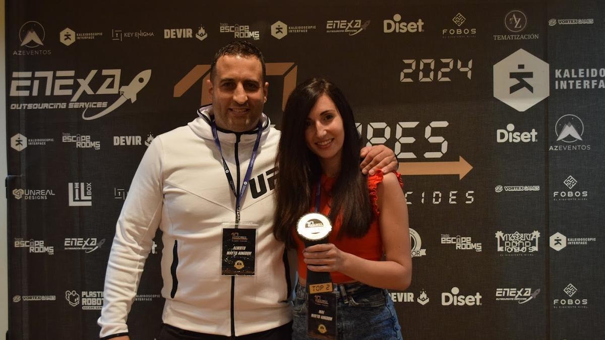 Alberto y Maialen, de Mayto Kingdom, en los premios 10 Escapes.