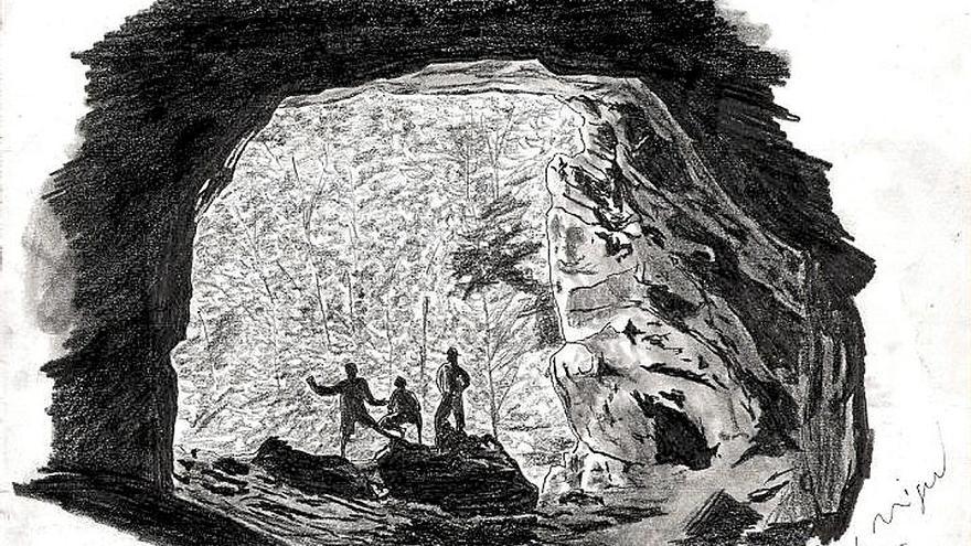 Dibujo de Miguel Ibarretxe.