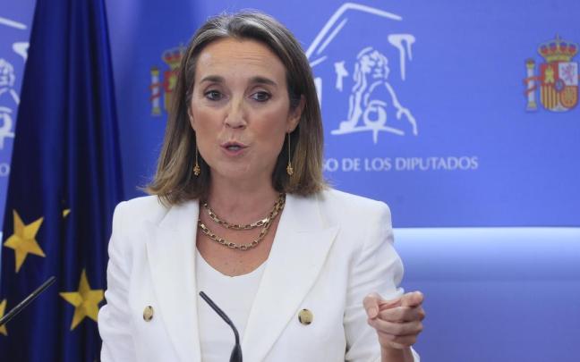 La portavoz del PP en el Congreso, Cuca Gamarra. La portavoz del PP en el Congreso, Cuca Gamarra.