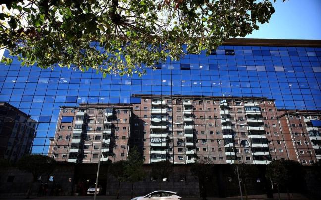 Parte trasera del Palacio de Justicia, donde se encuentra el juzgado de guardia.