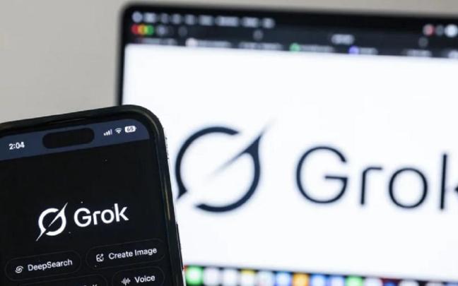 Grok, la IA de X que desató el escándalo de las imágenes sexualizadas.