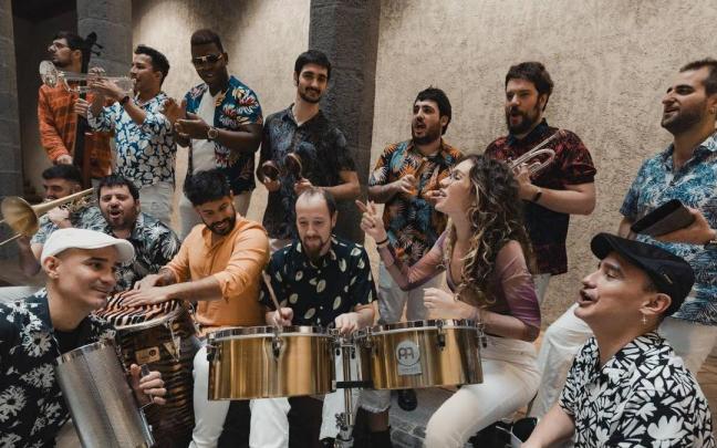 Los miembros de Goxua’n Salsa.