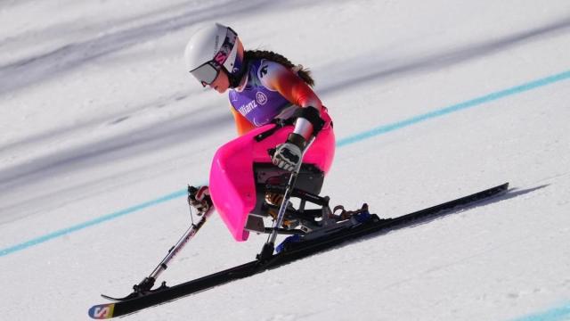 Audrey Pascual durante los Juegos Paralímpicos de Invierno de Milán y Cortina d'Ampezzo 2026