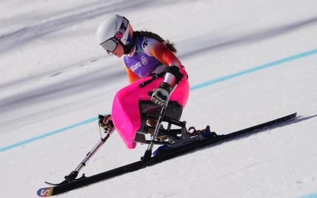 Audrey Pascual durante los Juegos Paralímpicos de Invierno de Milán y Cortina d'Ampezzo 2026