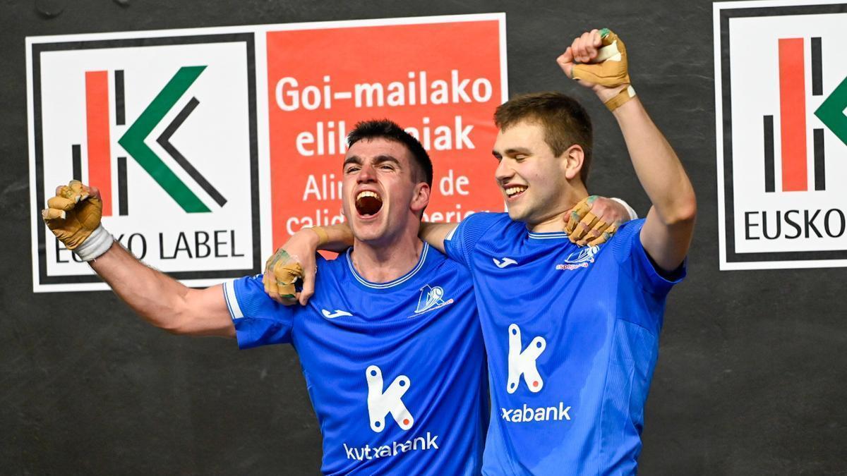 Murua y Gabirondo, exultantes.