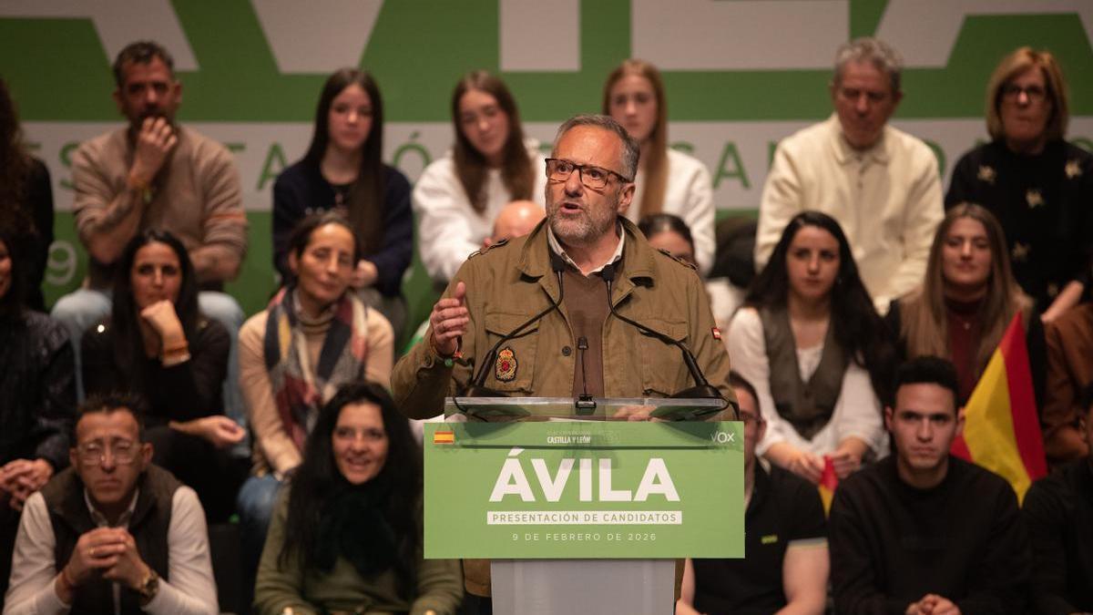 Carlos Pollán, candidato de Vox a la presidencia de Castilla y León.