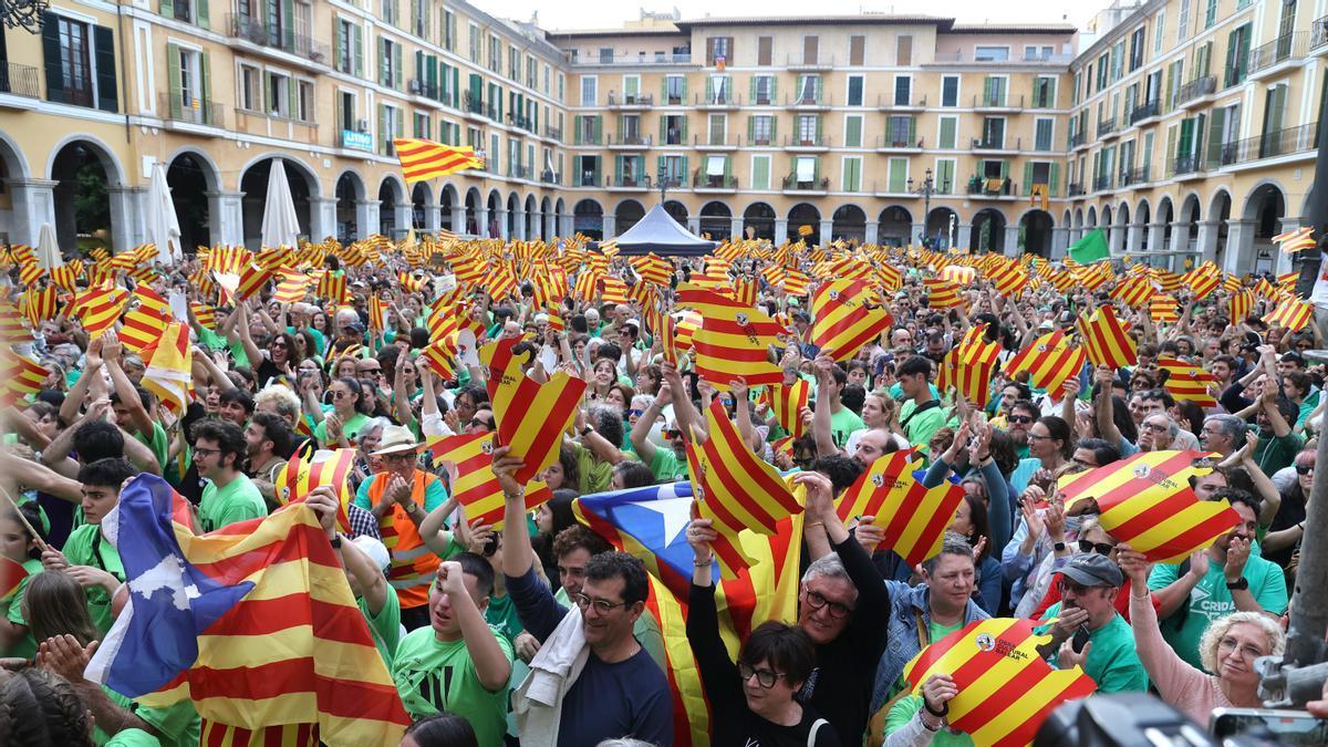 Imagen de la manifestación convocada contra las políticas de PP y VOX.