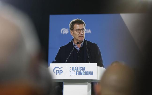 Acto de Alberto Núñez Feijóo en Lugo.