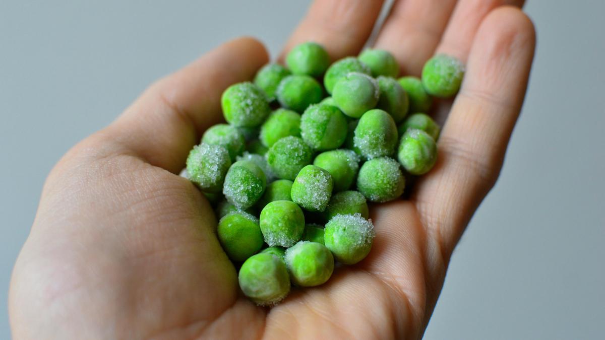 Los vegetales congelados retienen vitaminas y minerales.