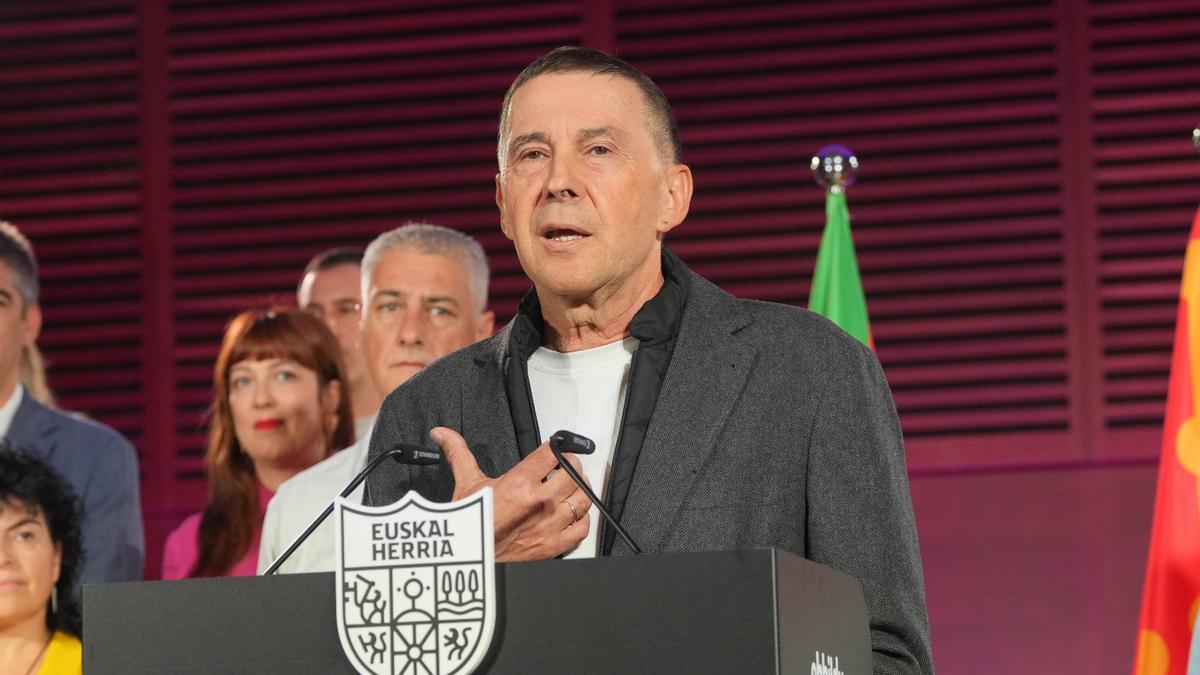 El secretario general de EH Bildu, Arnaldo Otegi.