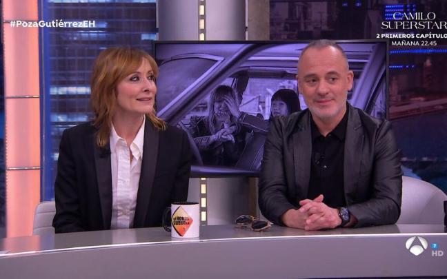Javier Gutiérrez y Nathalie Poza en 'El Hormiguero'.