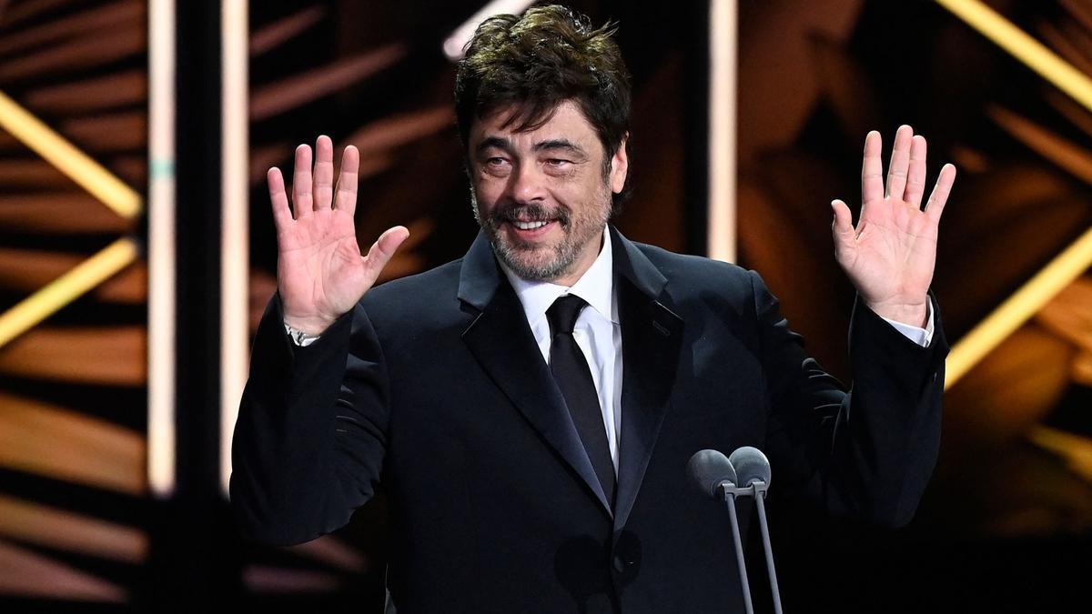 Benicio del Toro en los Premios Platino 2023.