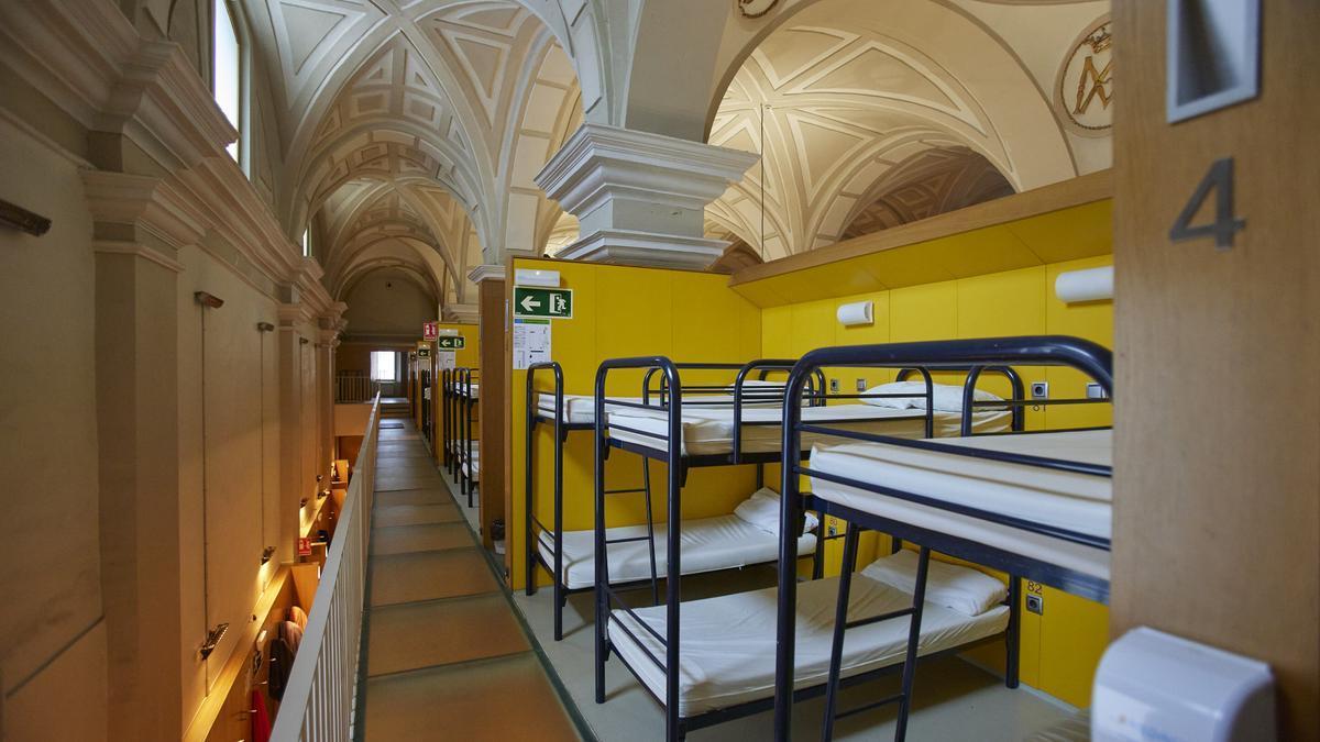 Interior del albergue de Jesús y María, en la calle Compañía. CEDIDA