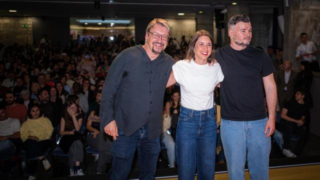 Gabriel Rufián e Irene Montero, en un acto en Barcelona.