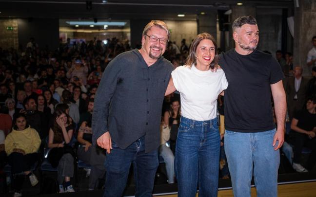 Gabriel Rufián e Irene Montero, en un acto en Barcelona.