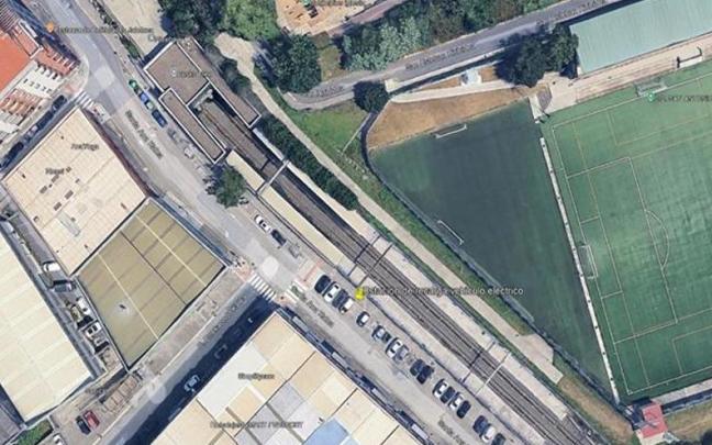 Ubicación propuesta para una de las estaciones de carga