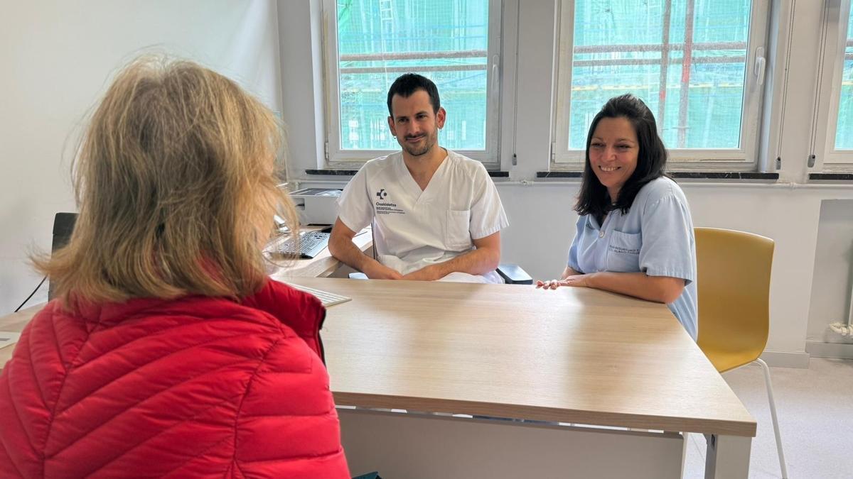 Consulta de la Unidad de Covid Persistente en el hospital de Basurto de Bilbao.