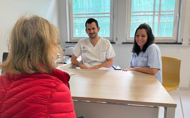 Consulta de la Unidad de Covid Persistente en el hospital de Basurto de Bilbao.