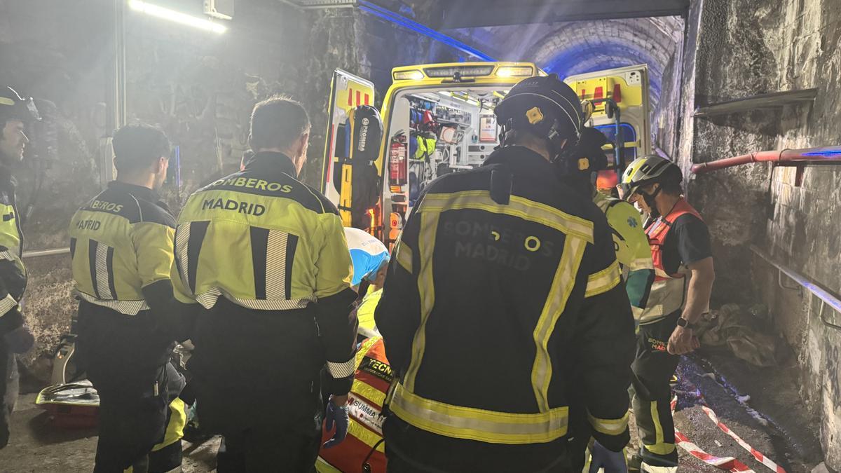 Los hechos han ocurrido en el túnel del tren de la línea 5 de Cercanías, entre las estaciones de Laguna y Embajadores.