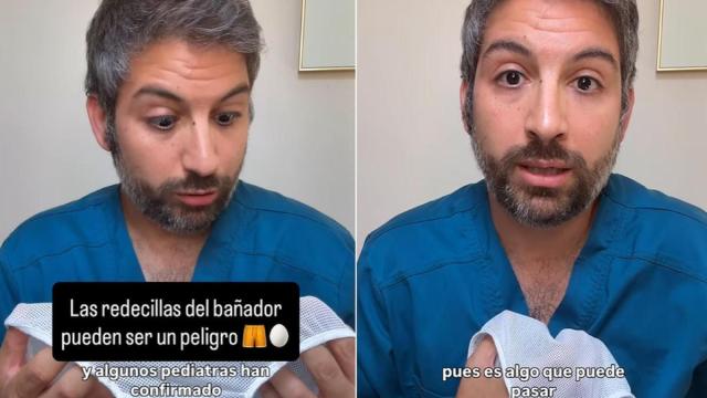 "¿Sabías que la redecilla de algunos bañadores puede dar problemas?", pregunta Fernández.