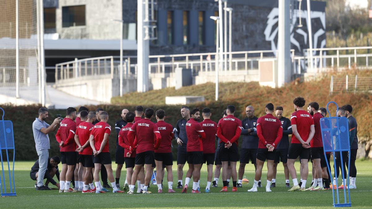 Antes del encuentro del sábado en 'La Catedral' Palestina tiene previsto realizar otras dos sesiones más.