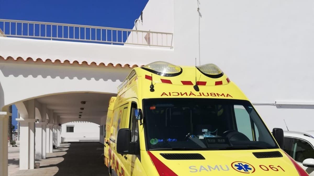 Ambulancia del SAMU 061 en Formentera.