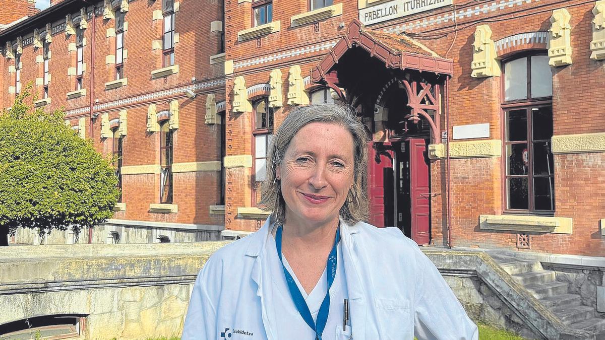 Amelia Valladolid, ginecóloga de Osakidetza en la OSI Bilbao Basurto.