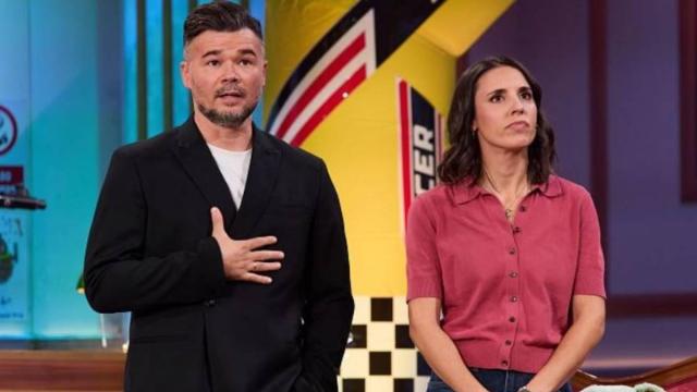 Gabriel Rufián e Irene Montero en 'La Revuelta'