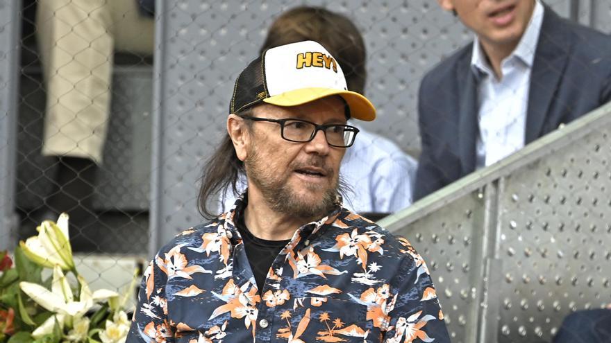 Santiago Segura, en la Mutua Madrid Open 2023.