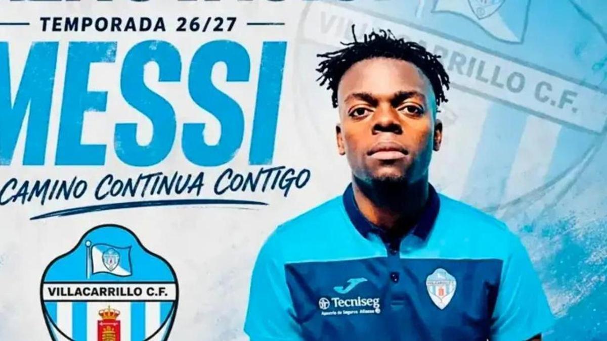 Messi Ondenot, jugador del Villacarrillo CF al que muchos comparan con Ibai Llanos