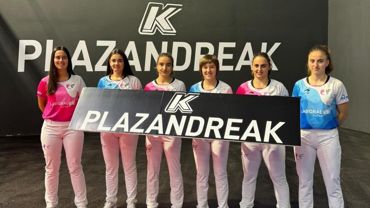 Las finalistas de Plazandreak.