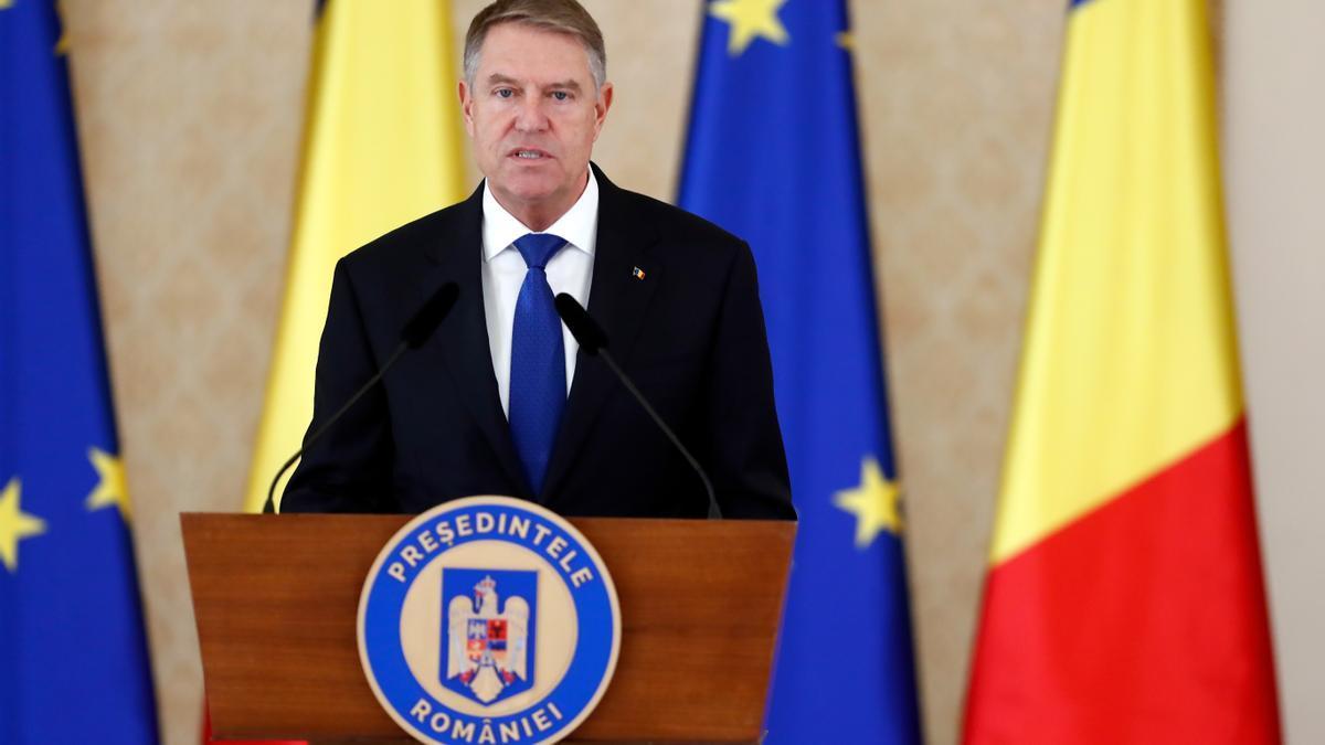 El presidente de Rumanía, Klaus Iohannis