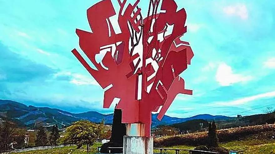 El símbolo Monumento al Pastor, obra de Basterretxea.