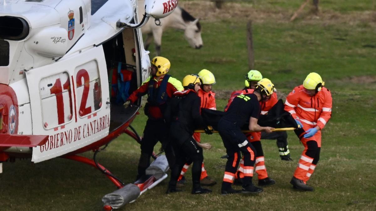 Equipo de rescate del Gobierno de Cantabria