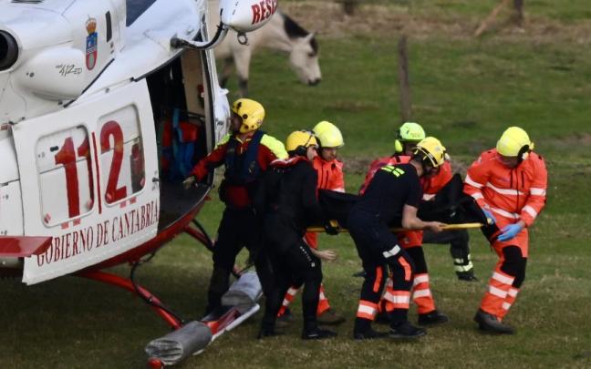 Equipo de rescate del Gobierno de Cantabria