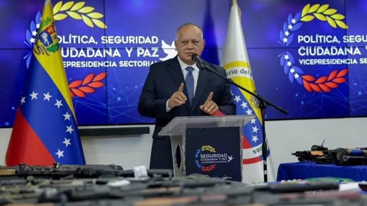 El ministro del Interior de Venezuela, Diosdado Cabello