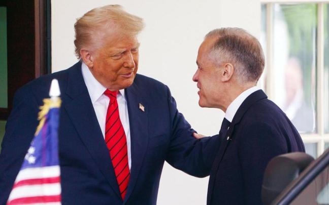 Donald Trump recibe a Mark Carney en la Casa Blanca. / EFE Donald Trump recibe a Mark Carney en la Casa Blanca.