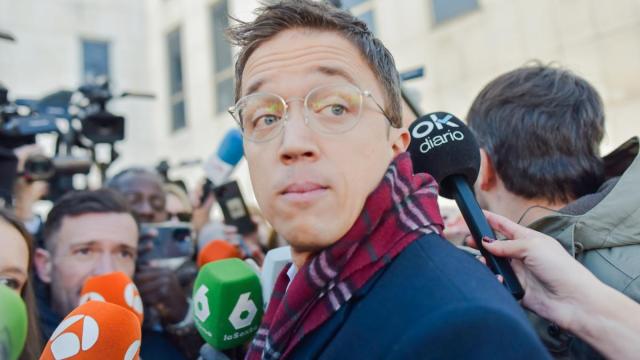 Iñigo Errejón, a su llegada a los juzgados de Plaza de Castilla.