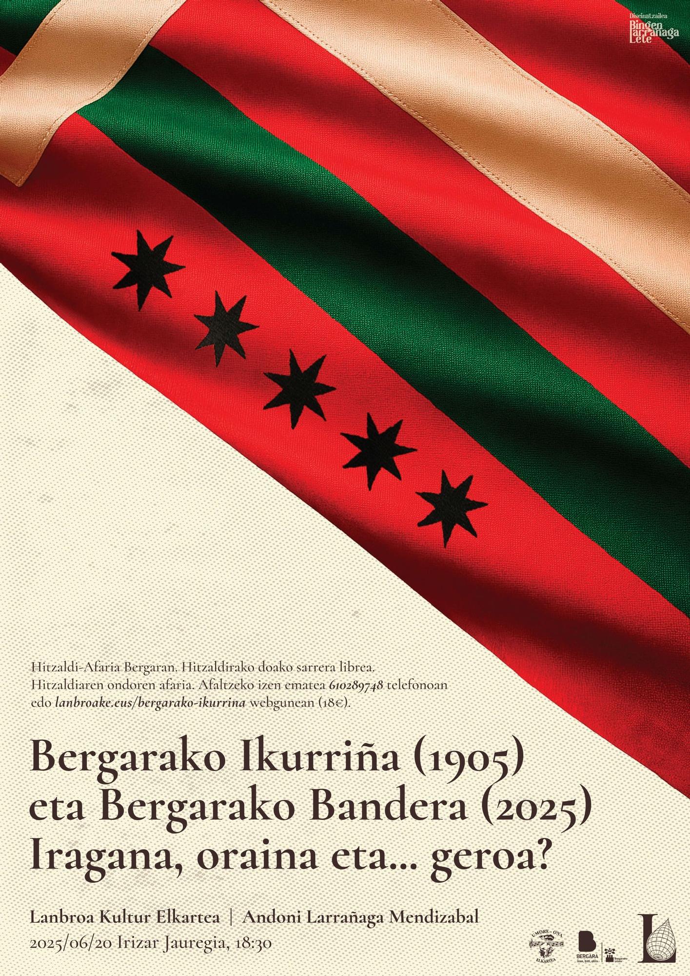 Cartel que anuncia la charla que se impartirá el 20 de junio.